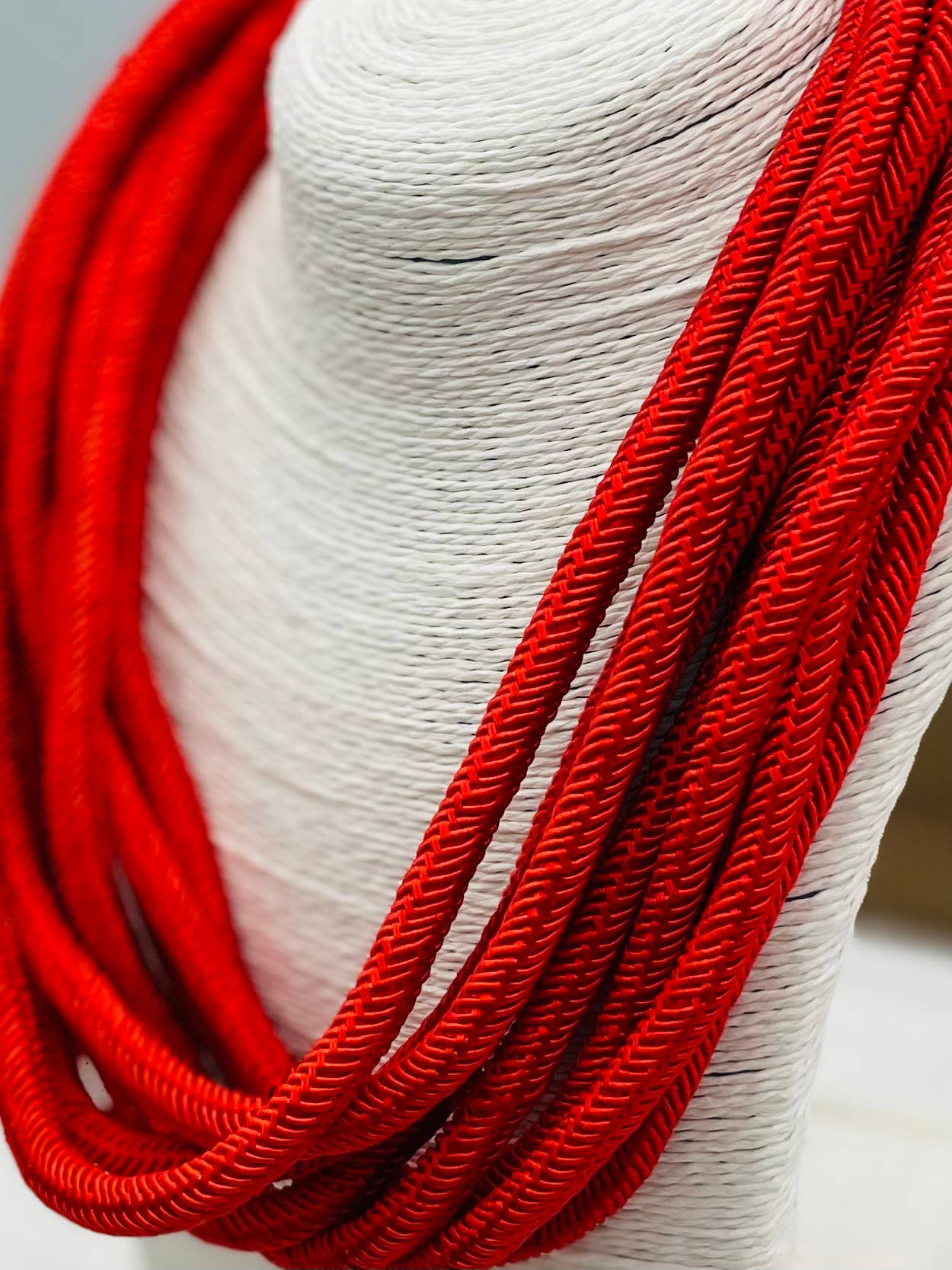 Slub 8-Strand Necklace (red) NK183