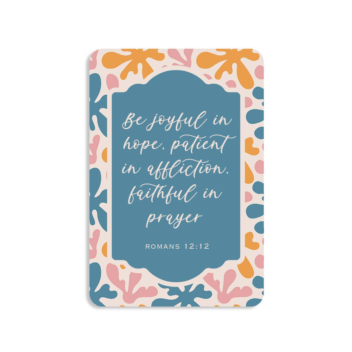 Joyful, Patient, Faithful Necklace with Keepsake Card