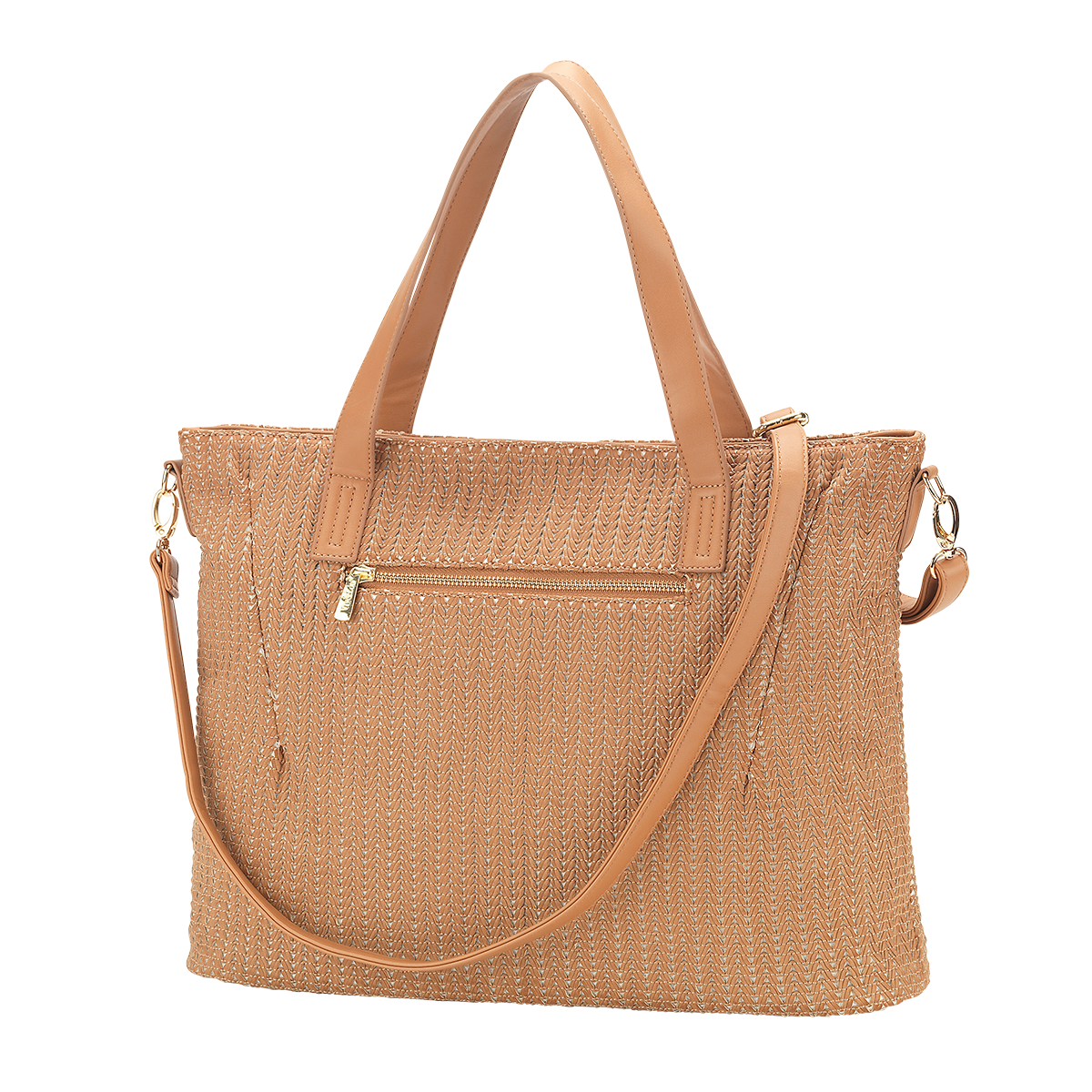 Textured Camel Audrey Purse w/Sage Diamond Crossbody