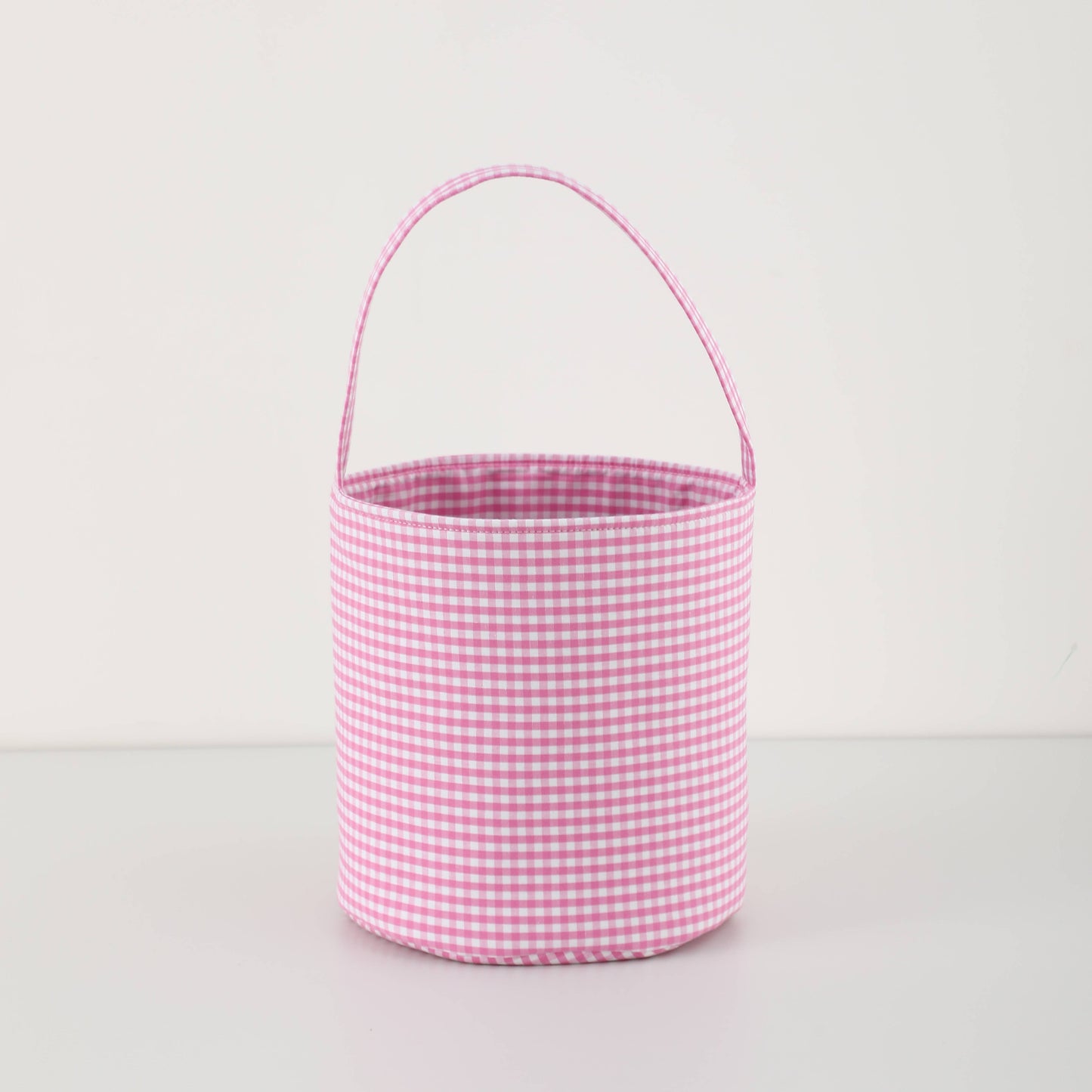 Gingham/Seersucker Bucket Bag
