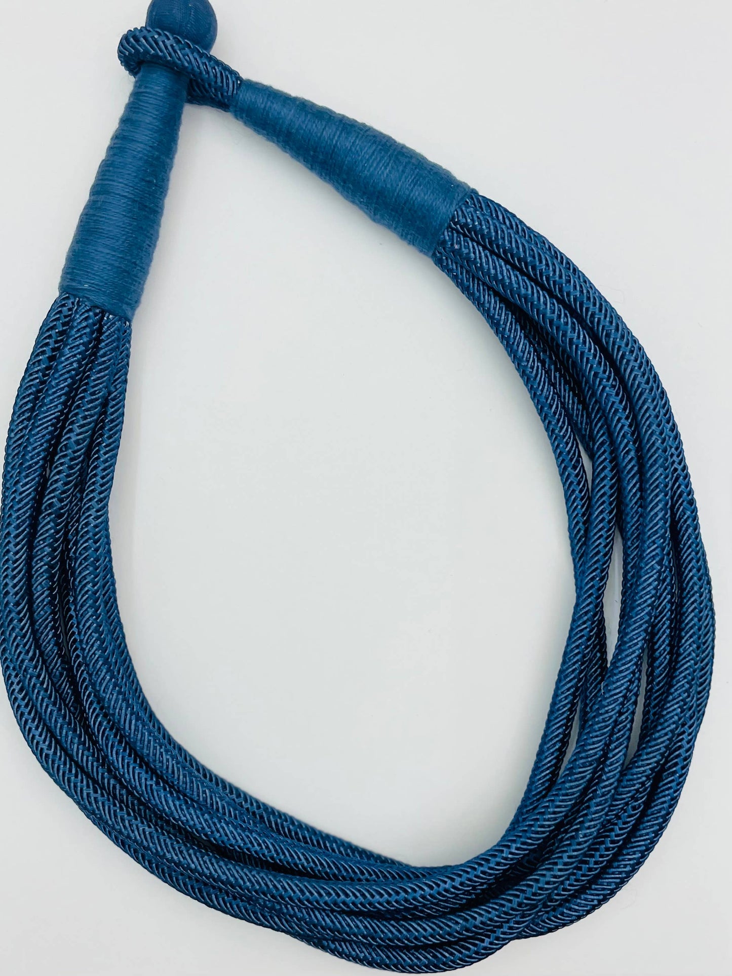 Slub 8-Strand Necklace (navy) NK260