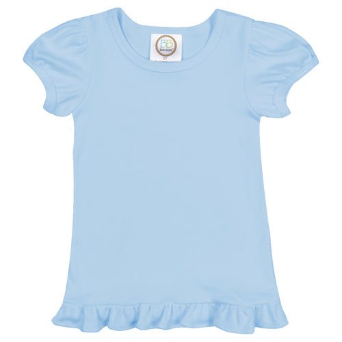 Cheetah Print Pumpkin Short Sleeve Ruffle Shirt
