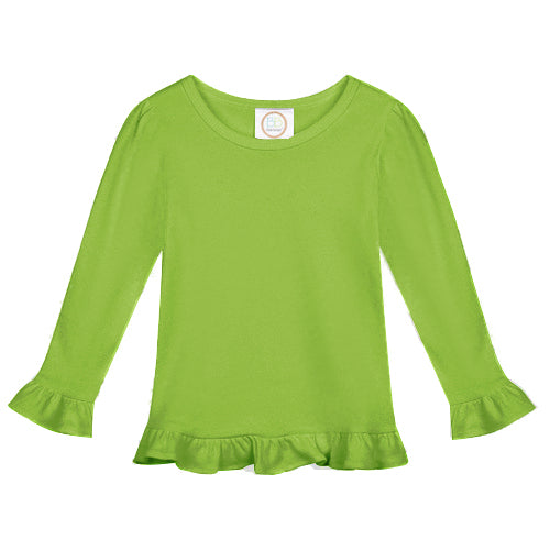Joy Long Sleeve Ruffle Shirt