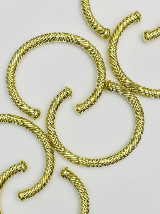 CHIC - Simple Cable Bracelet (gold) BBR123