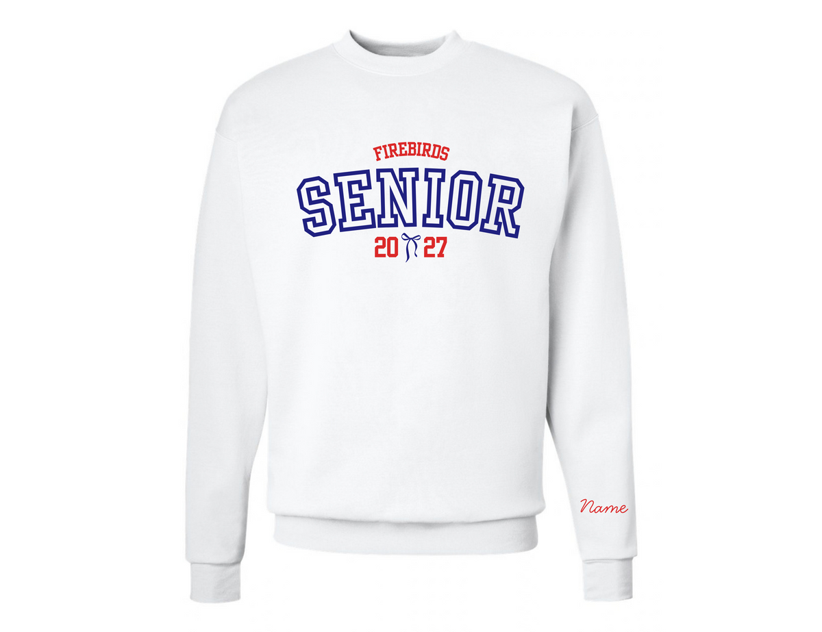 Senior 2027 Crewneck White