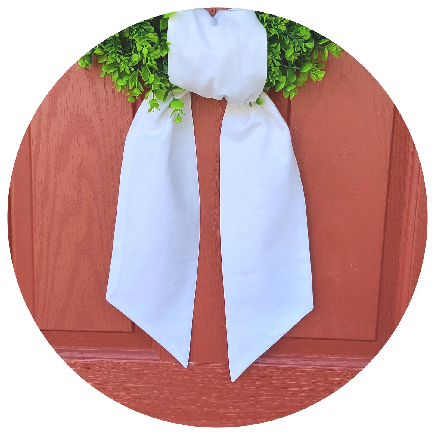 White Linen Sash