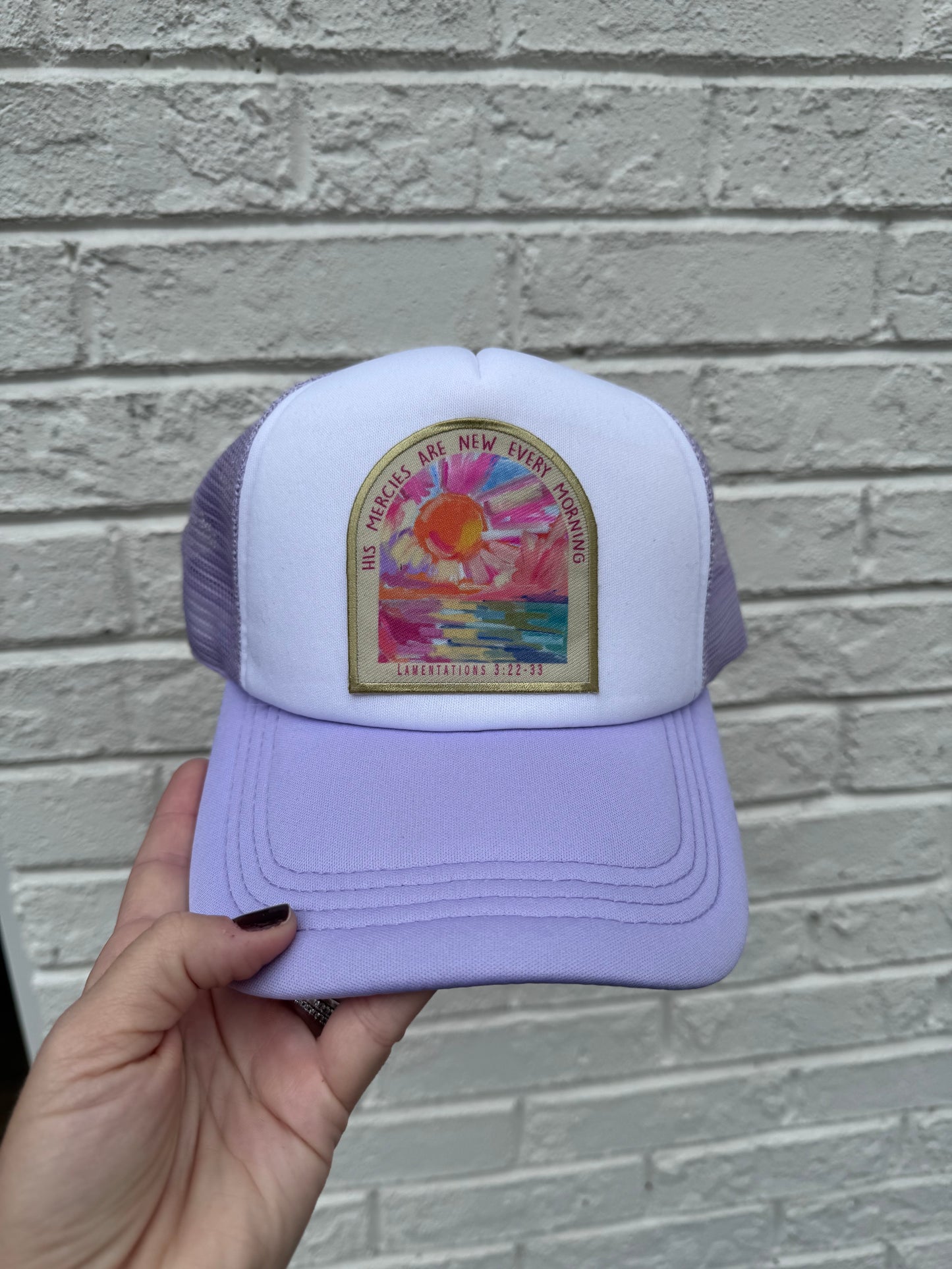 His Mercies Are New Every Morning Patch Hat
