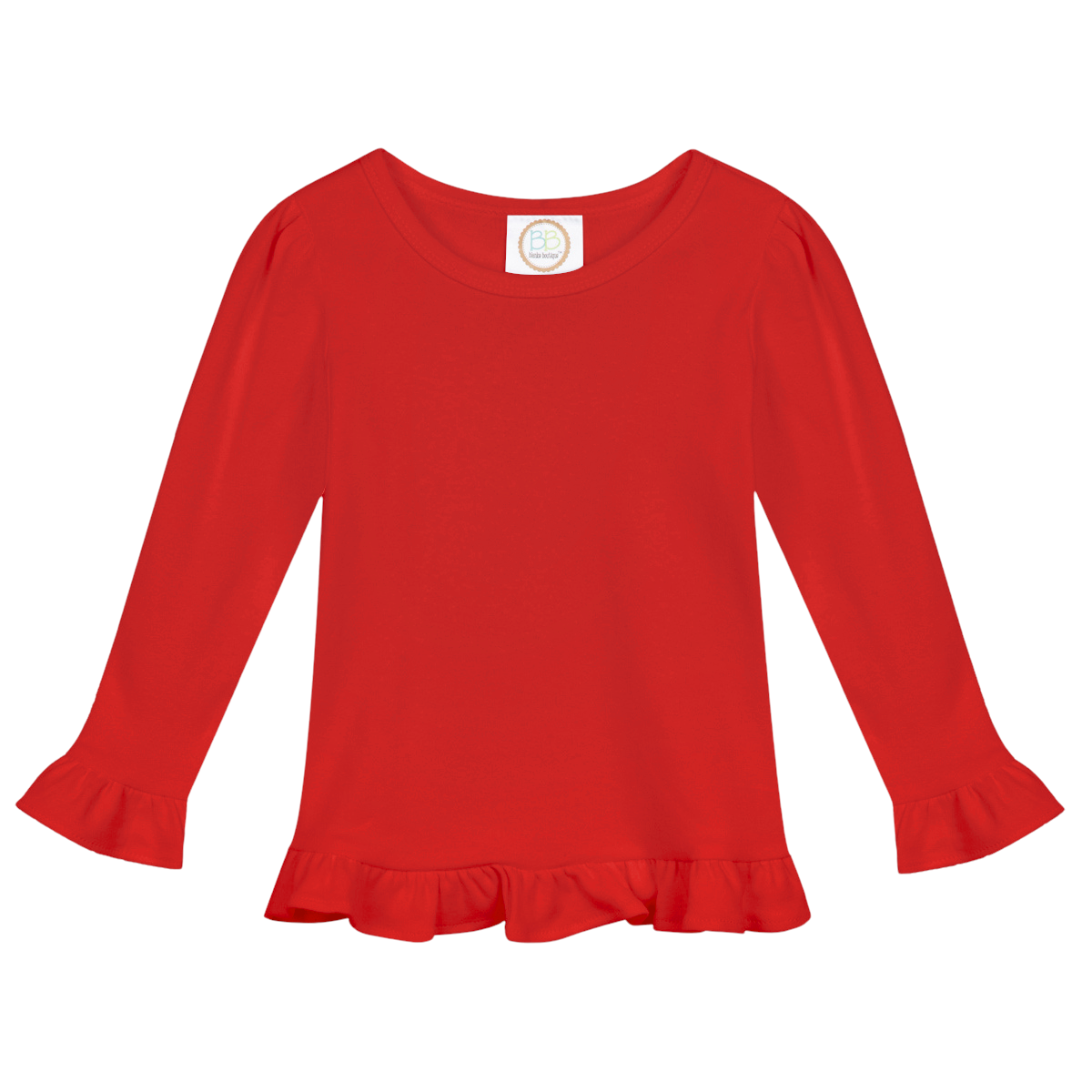 Joy Long Sleeve Ruffle Shirt