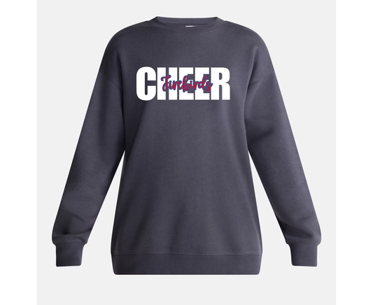 SNHS Cheer Firebirds Crewneck Charcoal