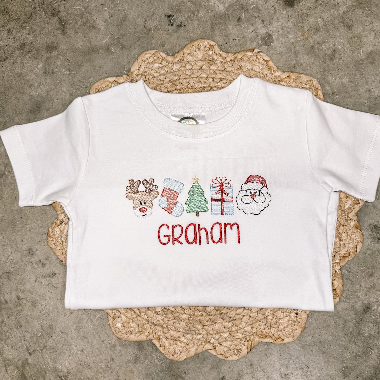 Christmas Emojis Short Sleeve Shirt