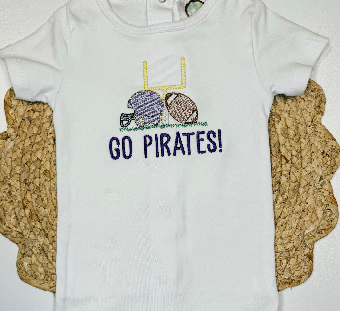 Go Pirates! Football Short Sleeve Shirt