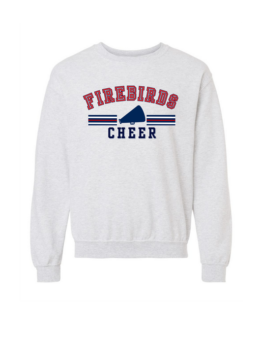 SNHS JV Cheer Team Crewneck Sweatshirt - White