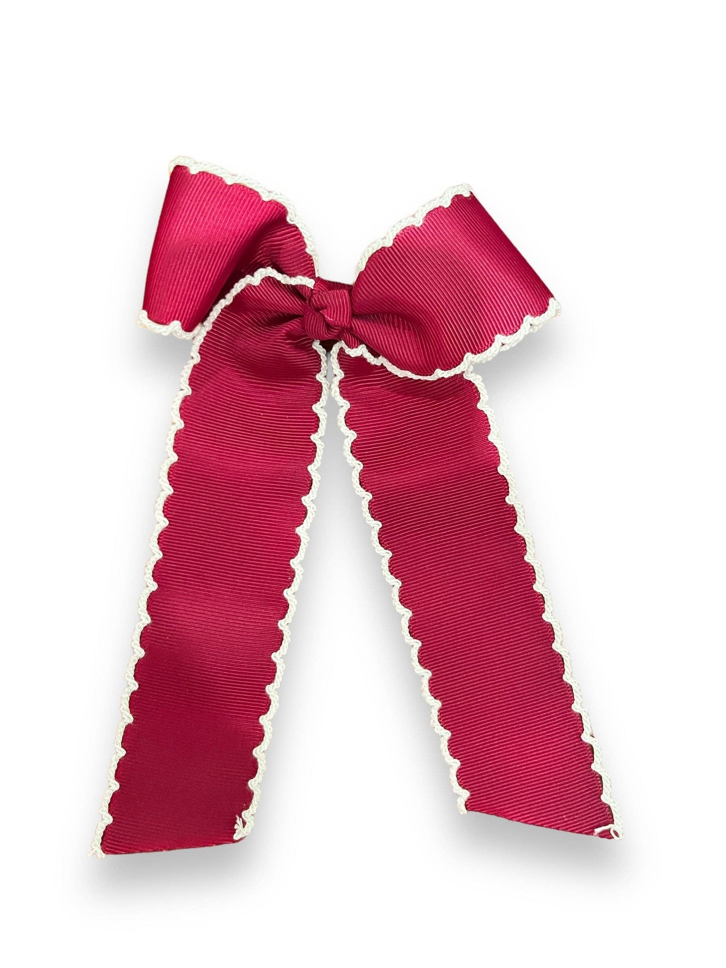 Medium Grosgrain Moonstitch hair bow