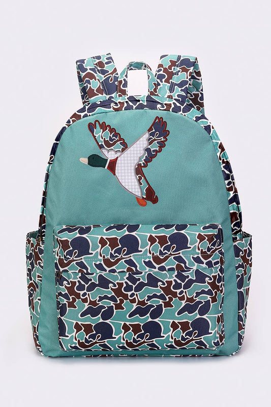 Boys Cmaouflage Duck Hunting Canvas Backpack