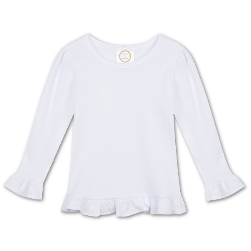 Joy Long Sleeve Ruffle Shirt